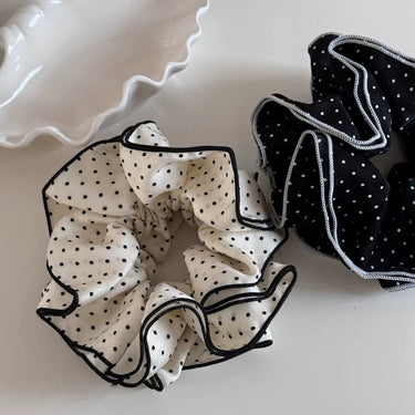 Paris Polka Scrunchie