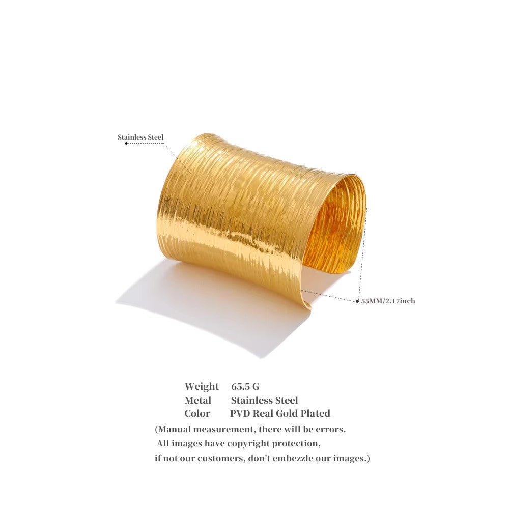 Golden Mirage Cuff – gold bracelet