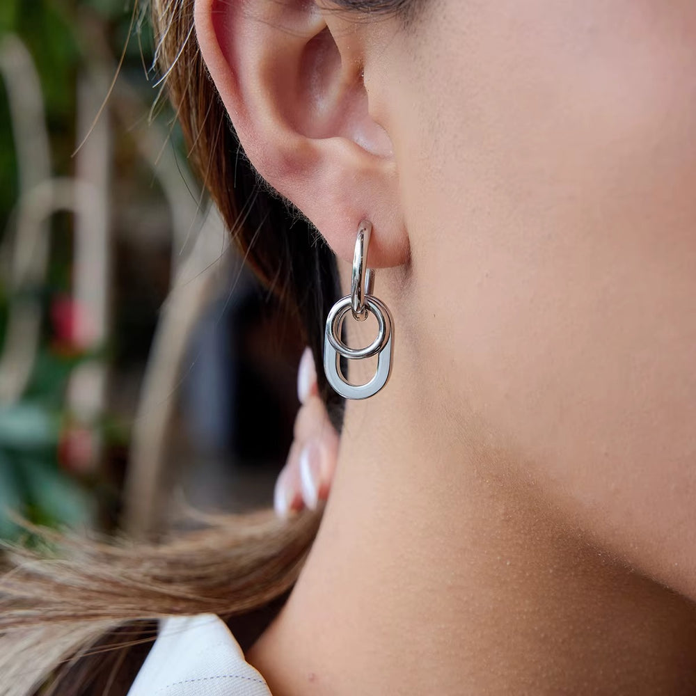 Link Silver Earrings – earrings