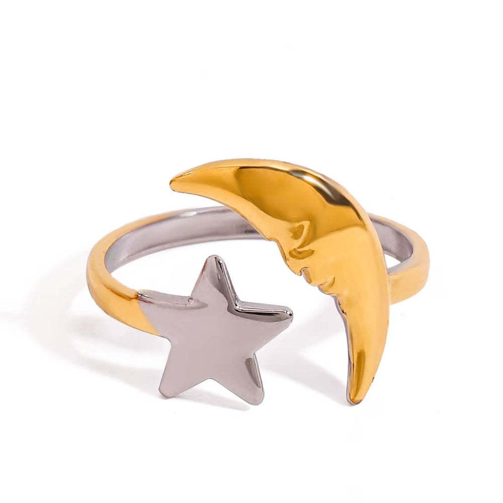 Moonbeam Star – adjustable ring