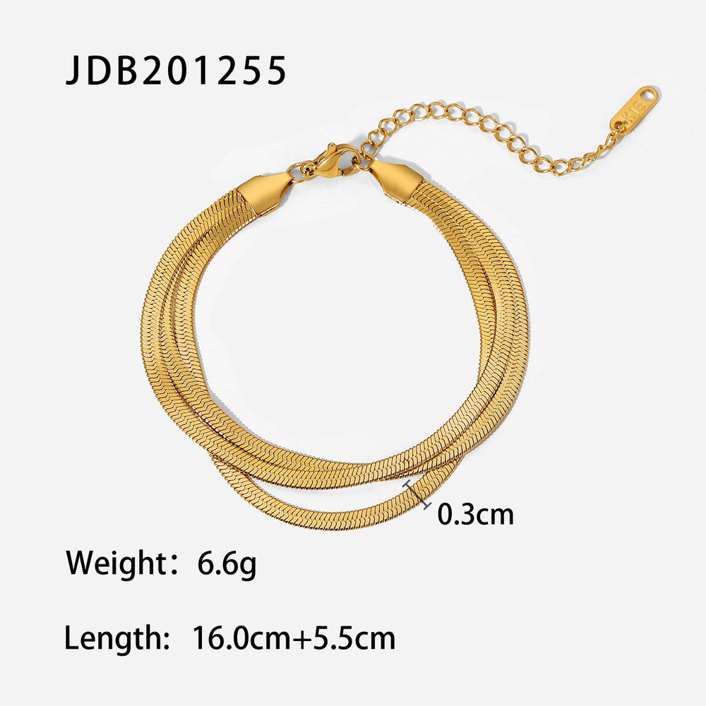Gold Chain Bracelet – adjustable gold bracelet