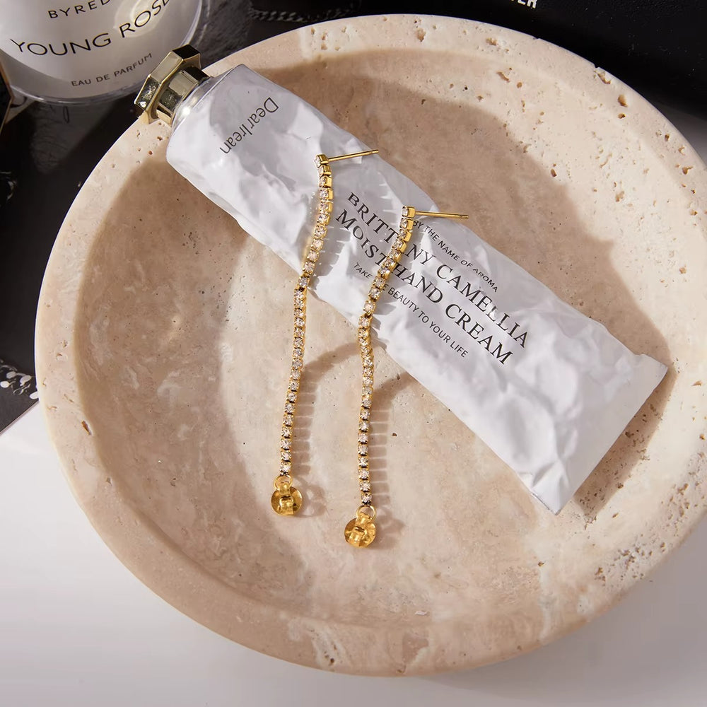 Seren Arc Earrings – gold earrings