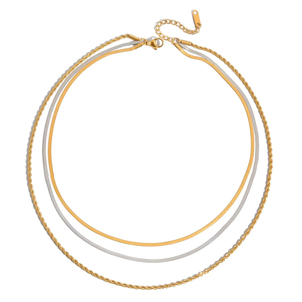 Luxe Liquid Layer – necklace