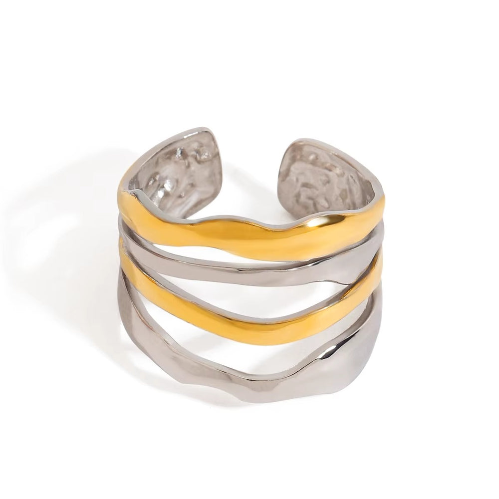 Aura Layered Ring – adjustable ring