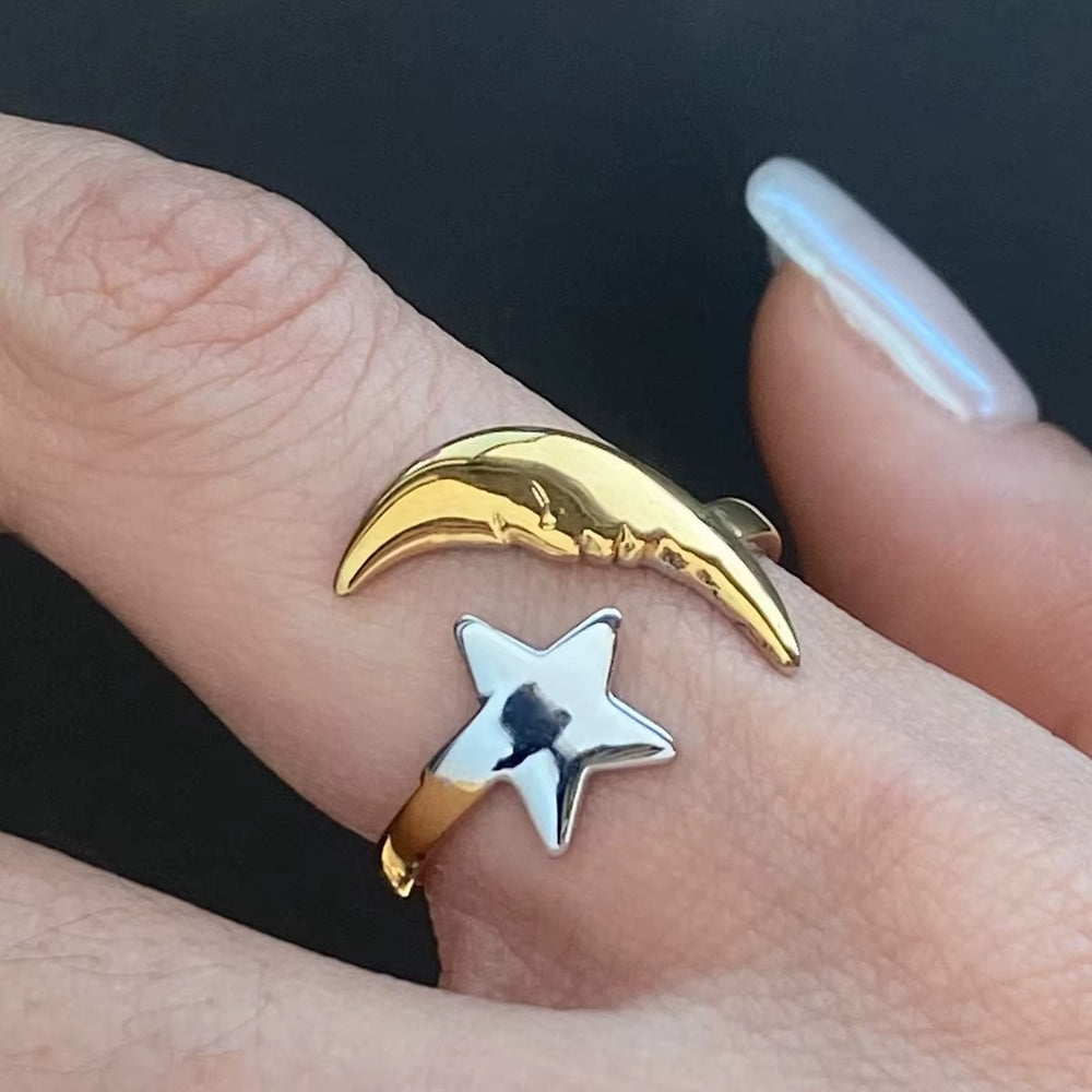 Moonbeam Star – adjustable ring