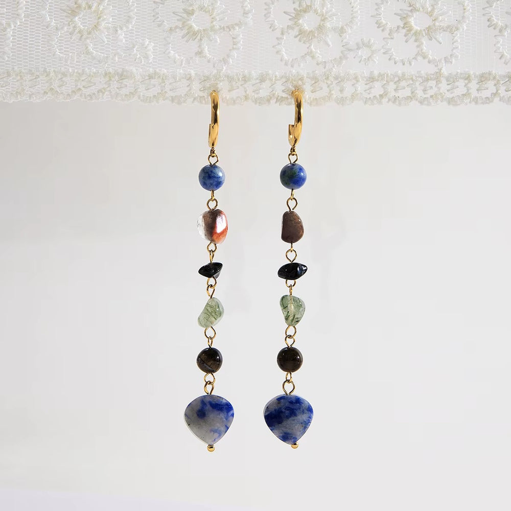 Lysian Flow Earrings – gold earrings