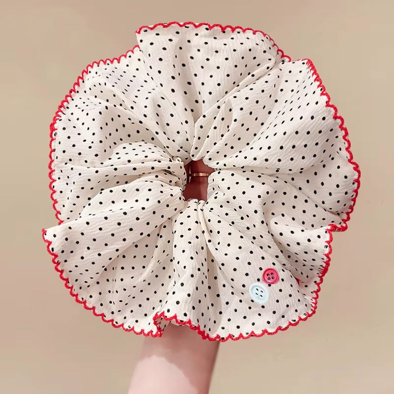 Retro Polka Scrunchie – scrunchie