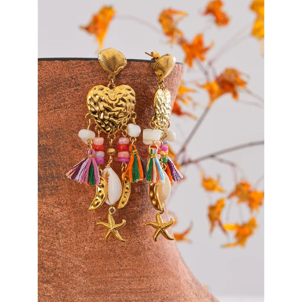 Coastal Crush Earrings – gold earrings