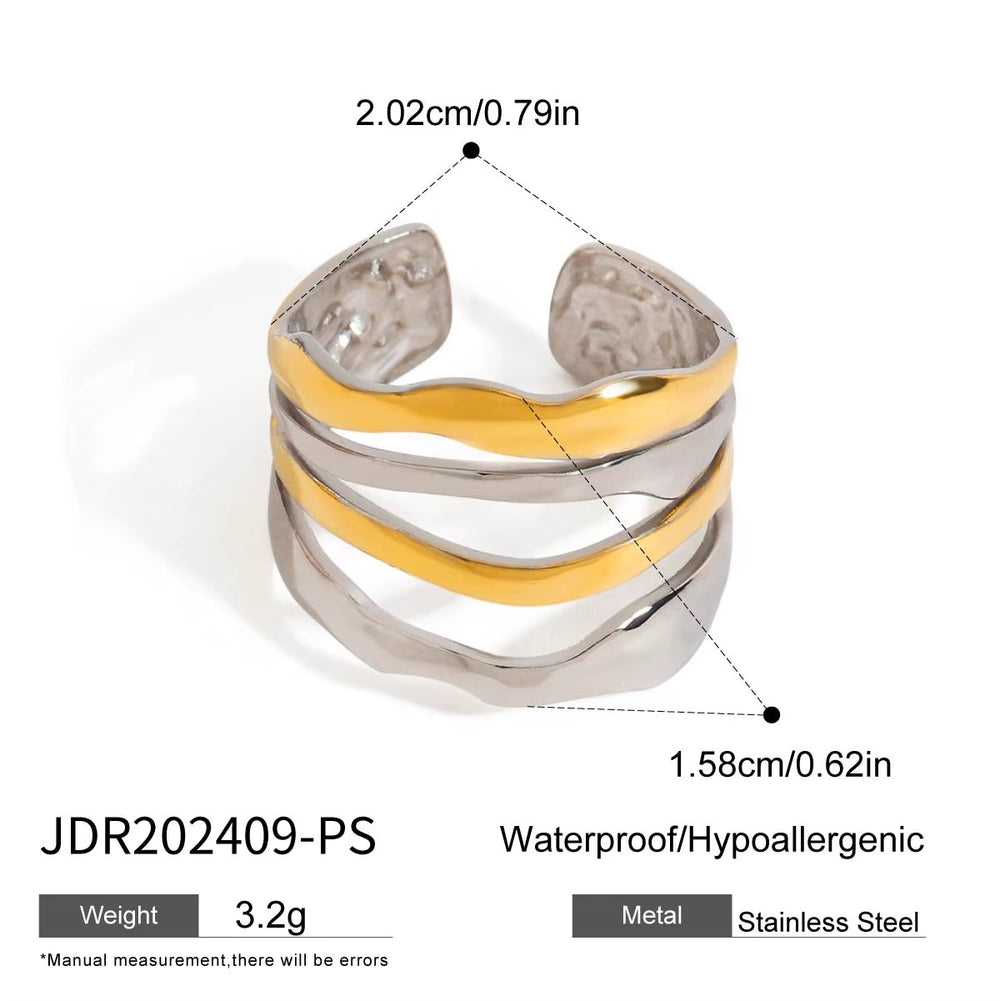 Aura Layered Ring – adjustable ring
