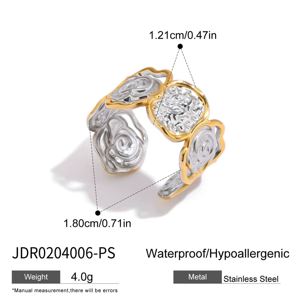 Floral Aura – adjustable ring