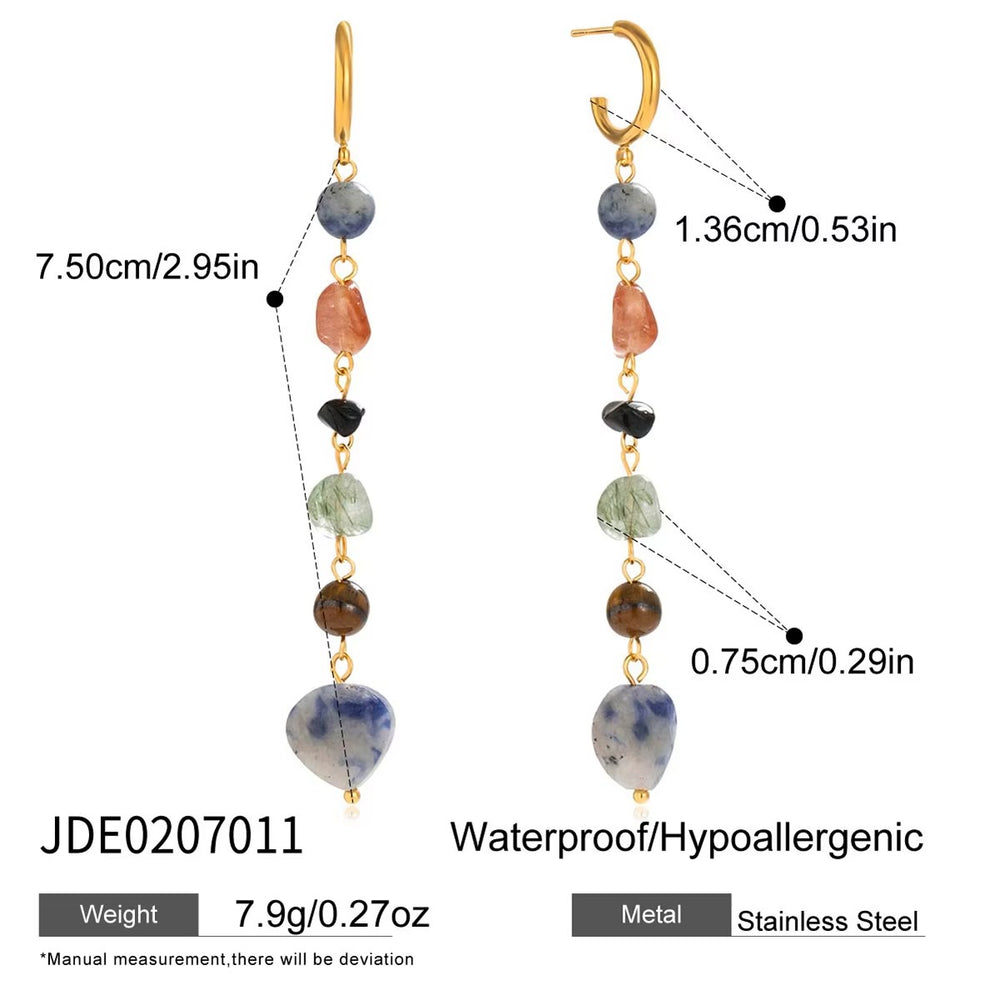 Lysian Flow Earrings – gold earrings