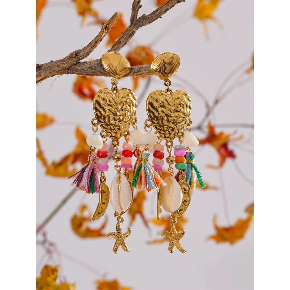 Coastal Crush Earrings – gold earrings