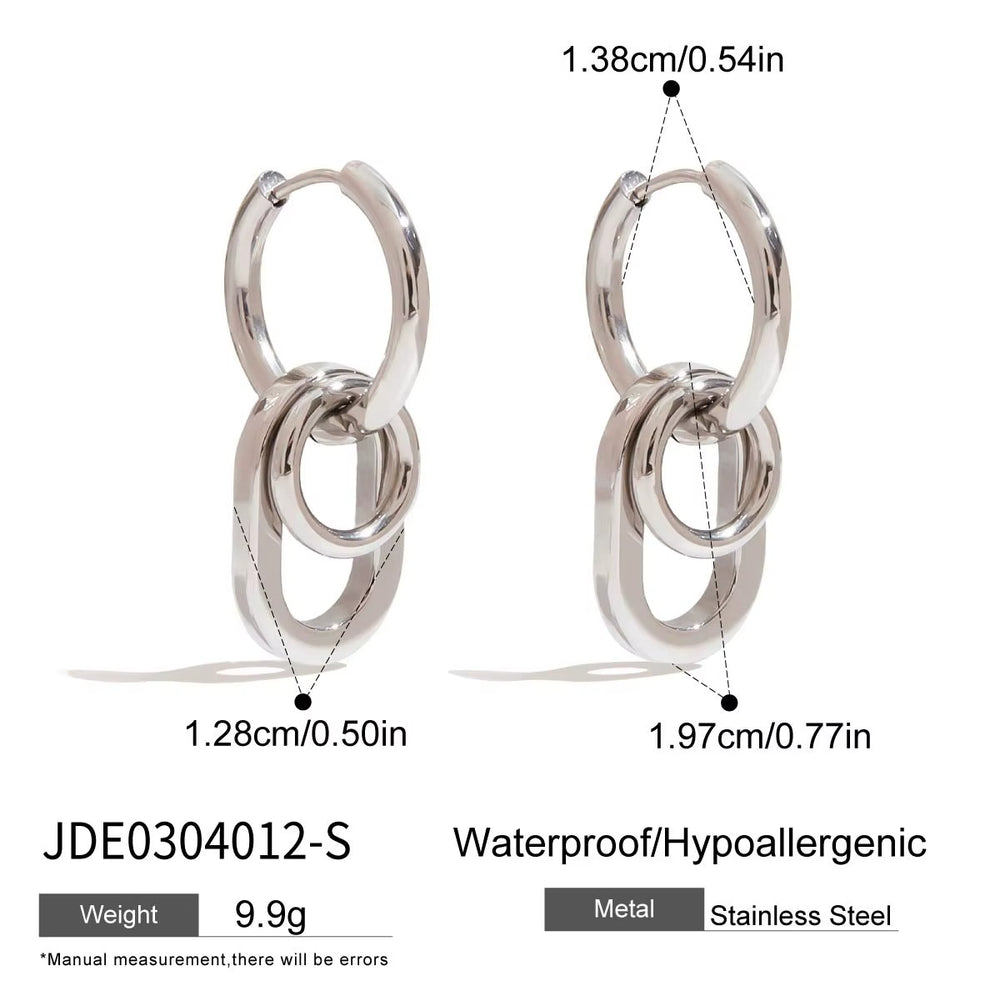 Link Silver Earrings – earrings