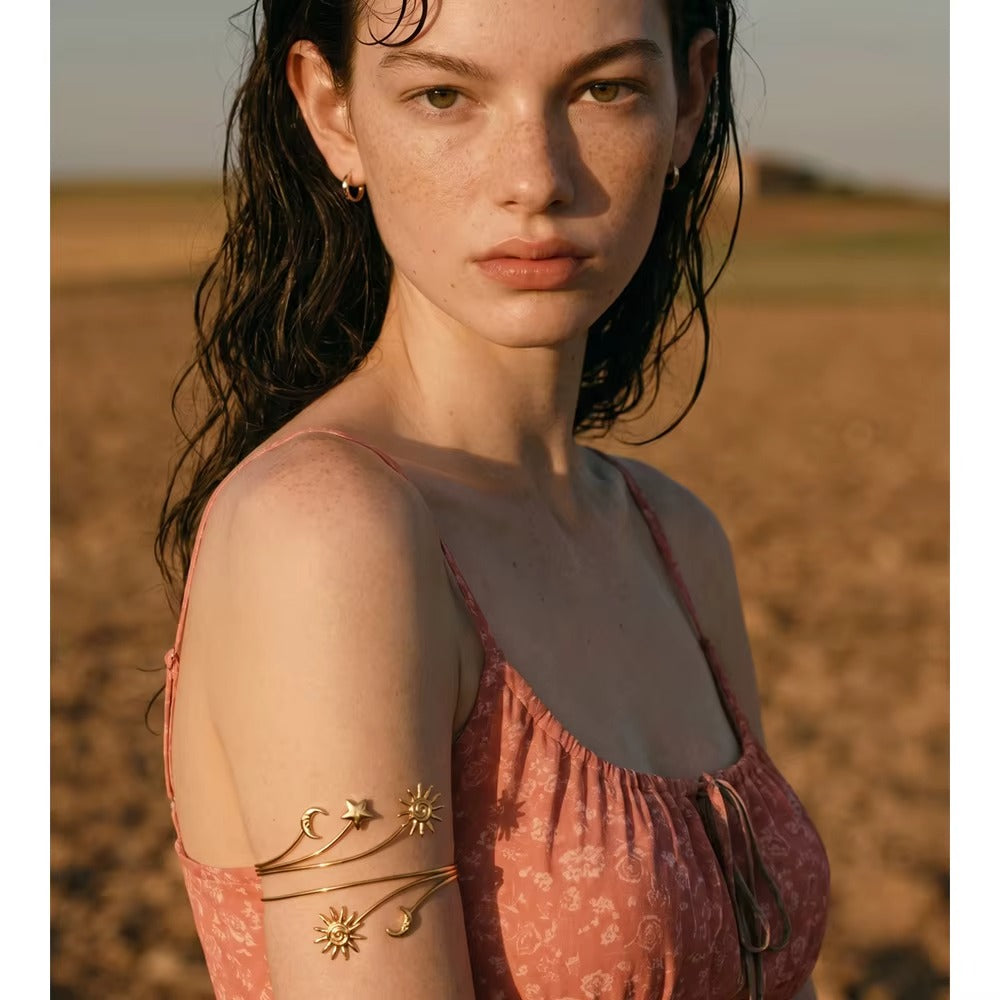 Solara Arm Band – gold bracelet