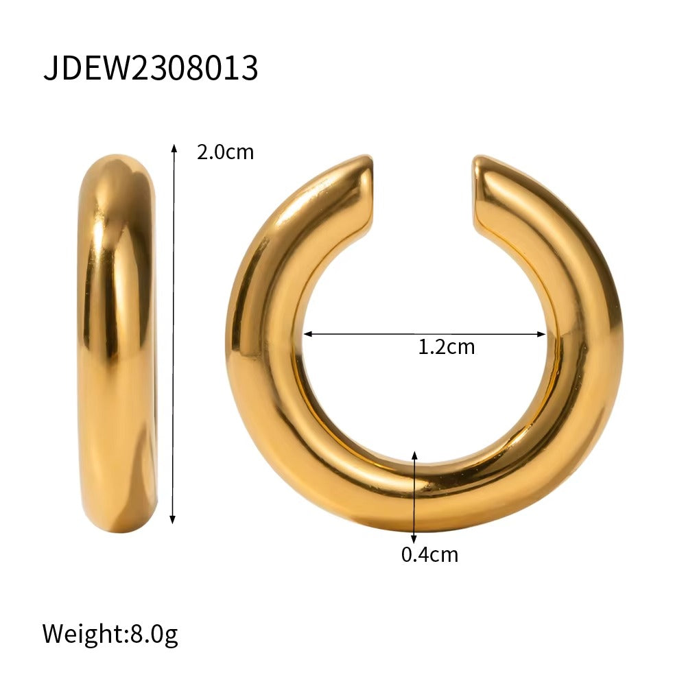 Double Hoop Ear Cuff – ear cuff