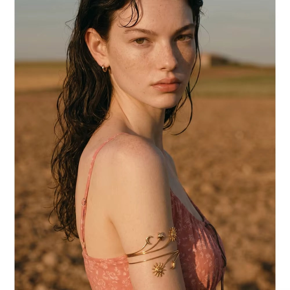 Solara Arm Band – gold bracelet