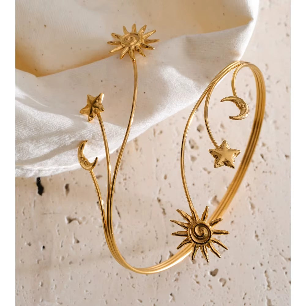 Solara Arm Band – gold bracelet