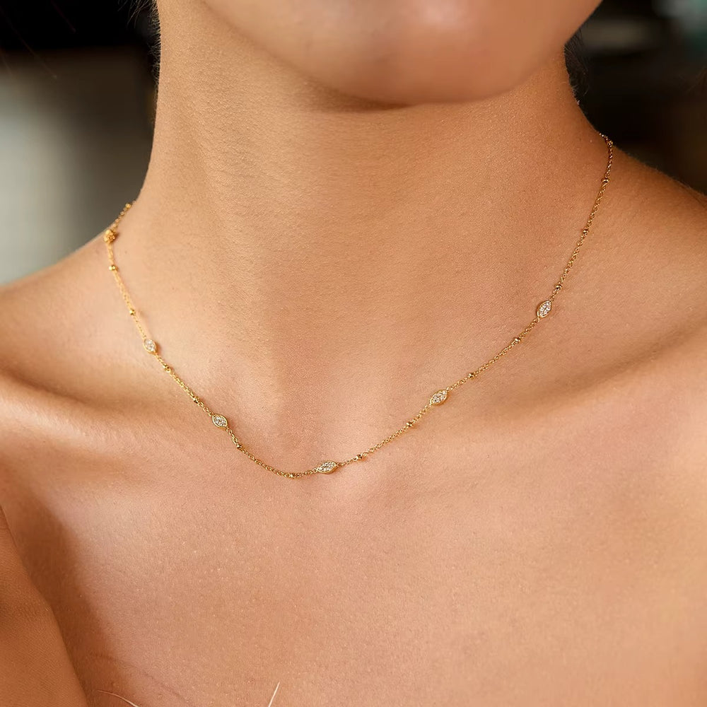 Elara Necklace – gold necklace