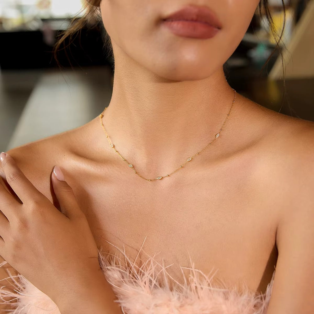 Elara Necklace – gold necklace