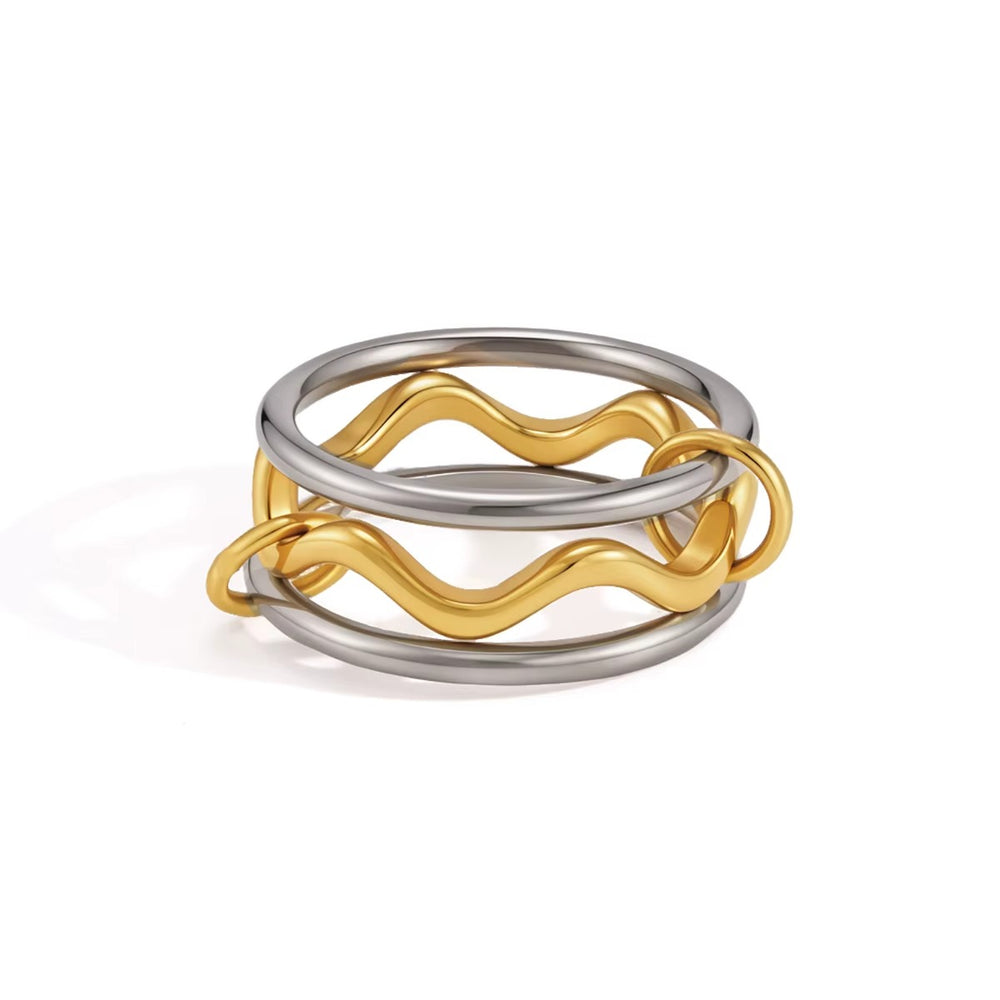 Two-Tone Ring Set – ring set