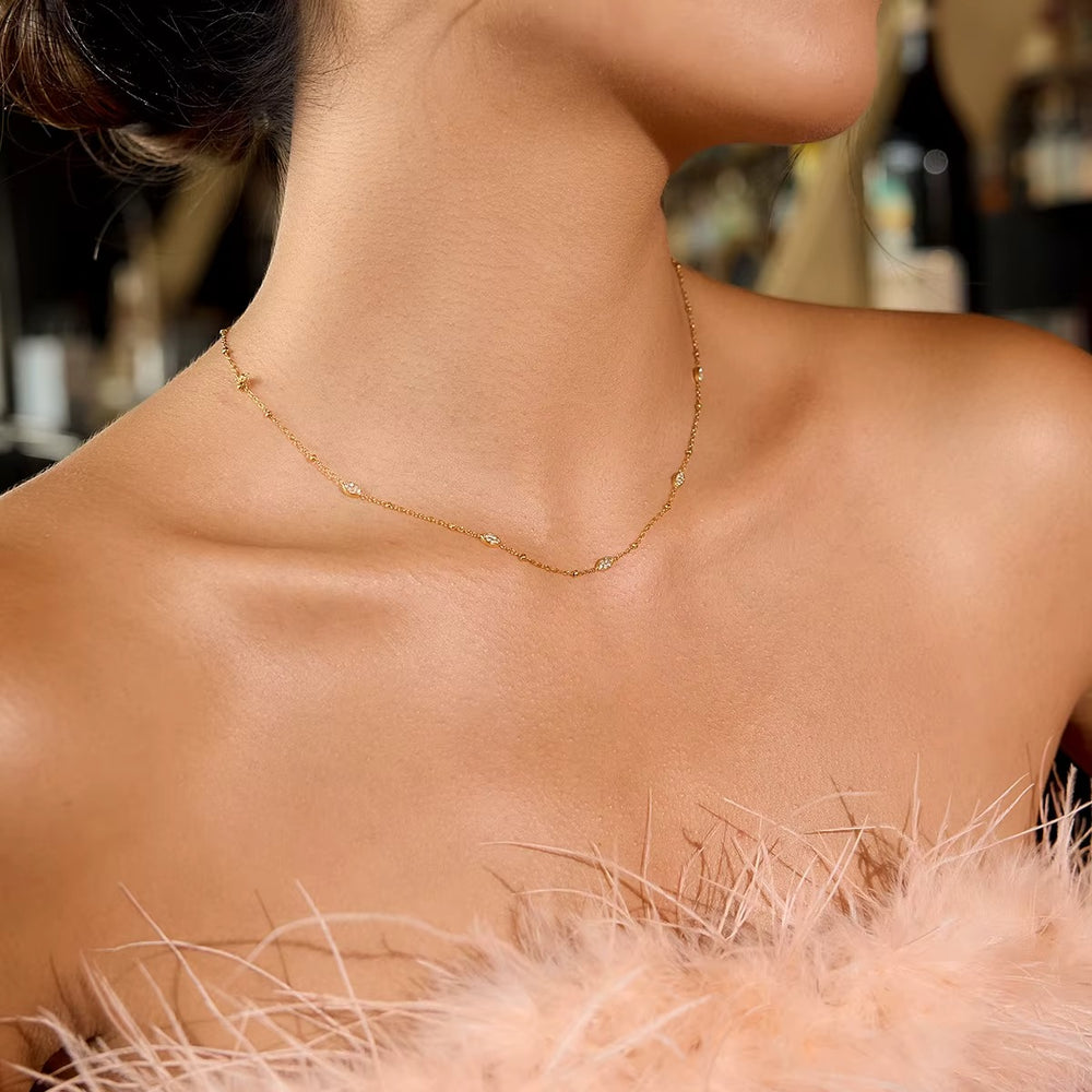 Elara Necklace – gold necklace
