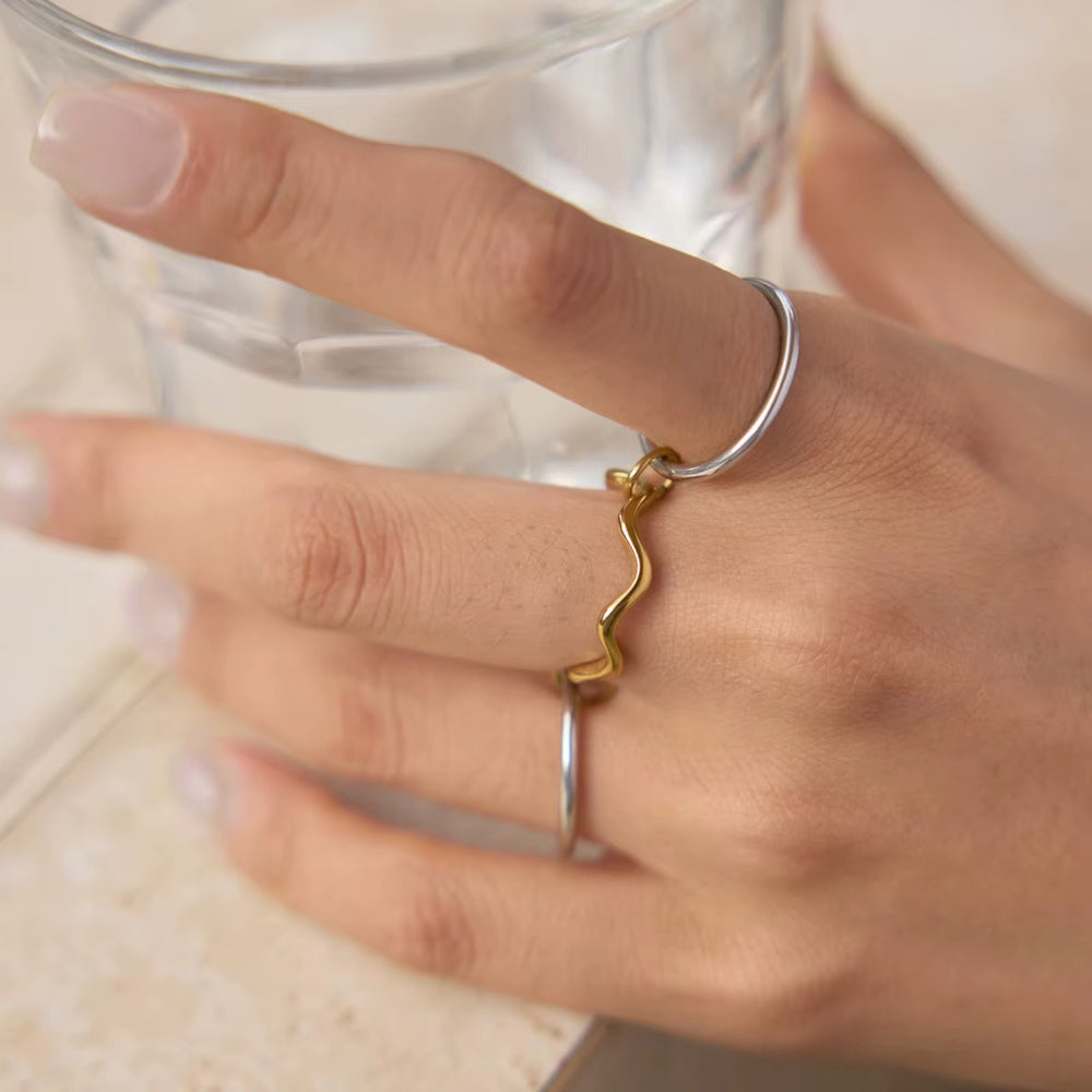 Two-Tone Ring Set – ring set
