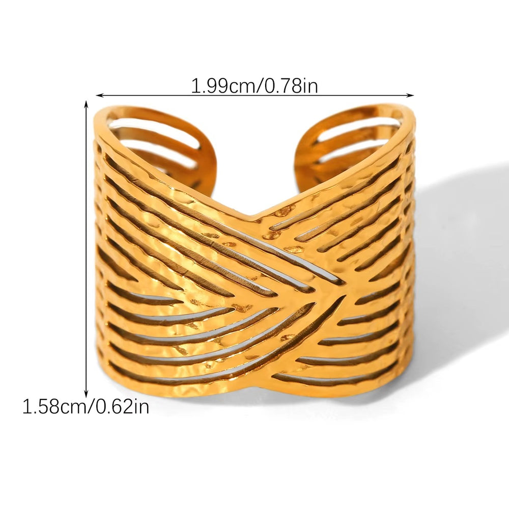 Auric Weave Ring – gold ring
