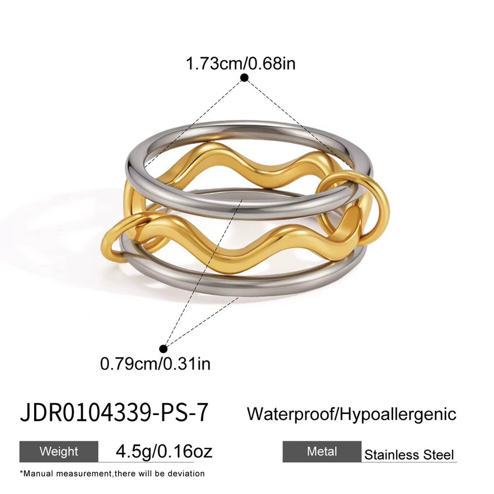 Two-Tone Ring Set – ring set