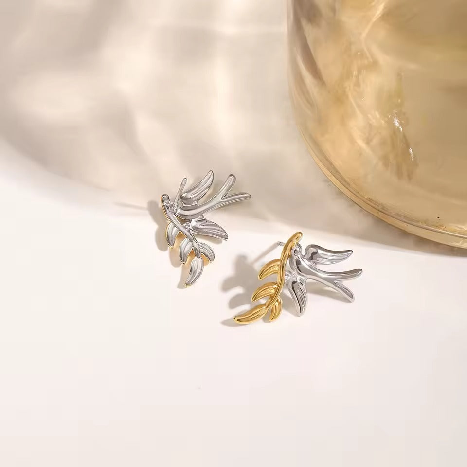 Bird & Branch Stud Earrings – stud earrings