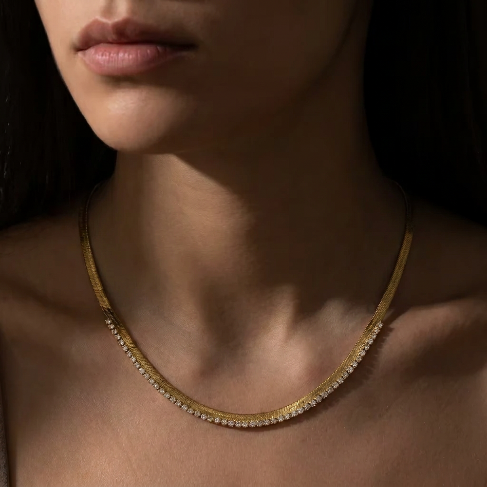 Sparkle Snake Chain