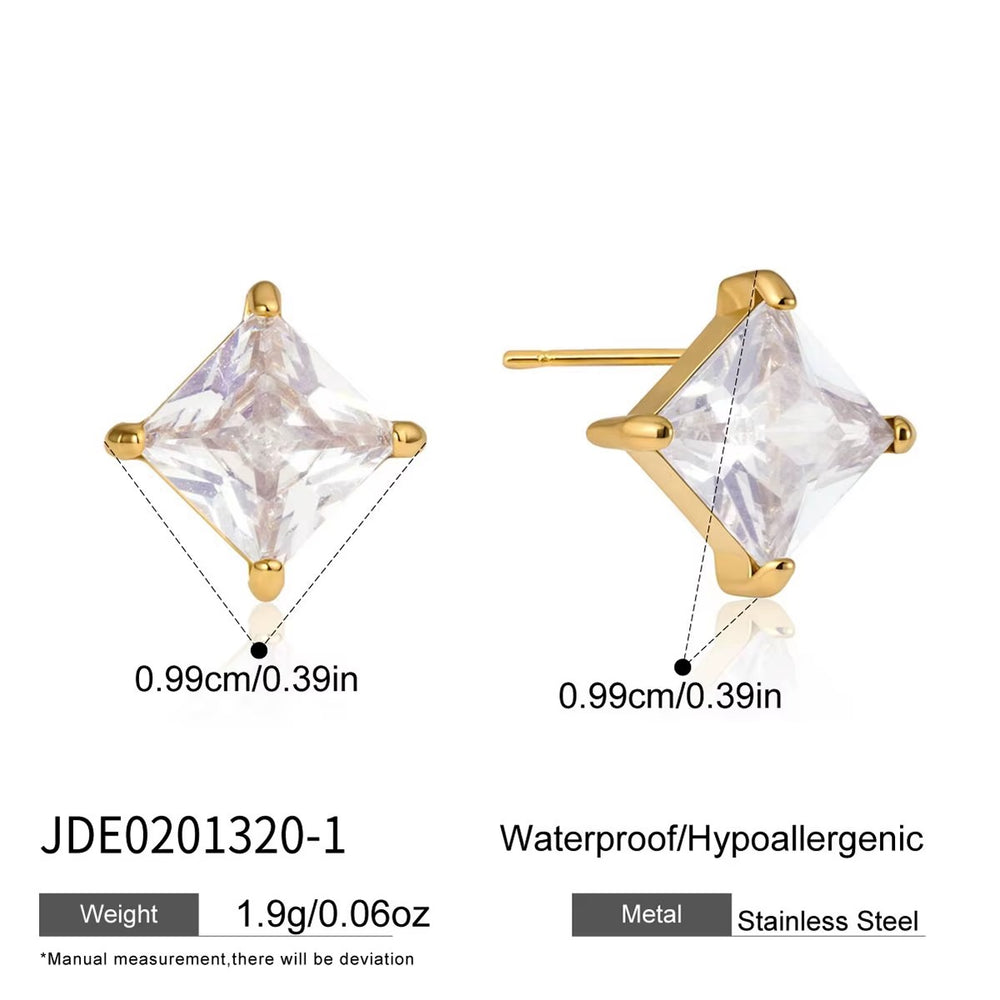 Mini Radiant Studs – gold stud earrings