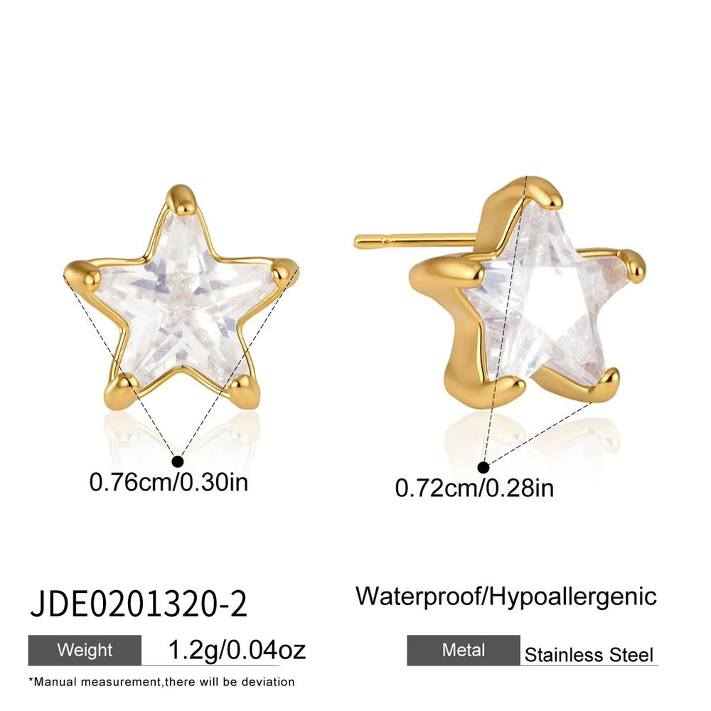 Mini Radiant Studs – gold stud earrings