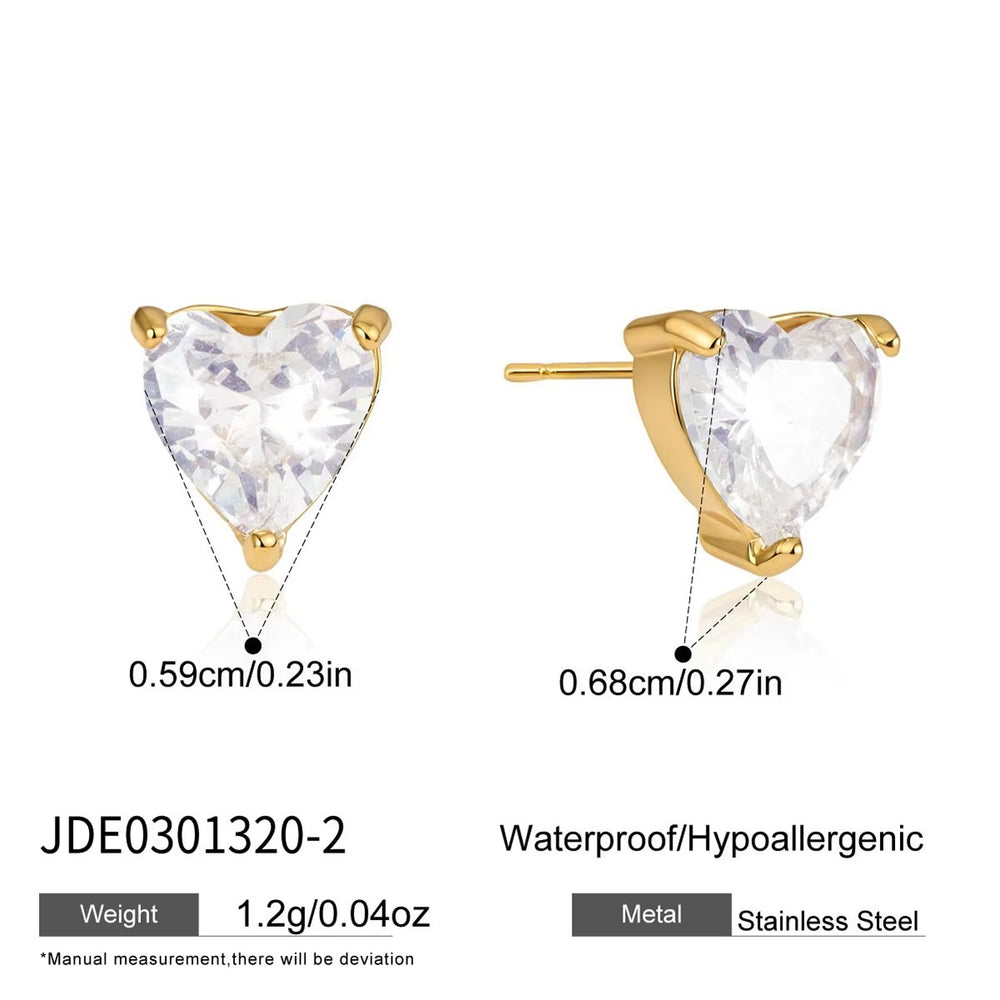 Mini Radiant Studs – gold stud earrings