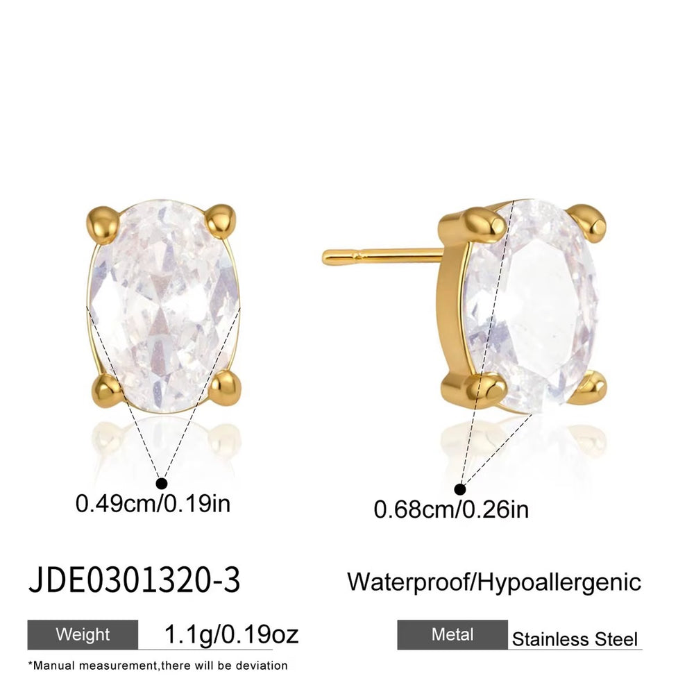 Mini Radiant Studs – gold stud earrings