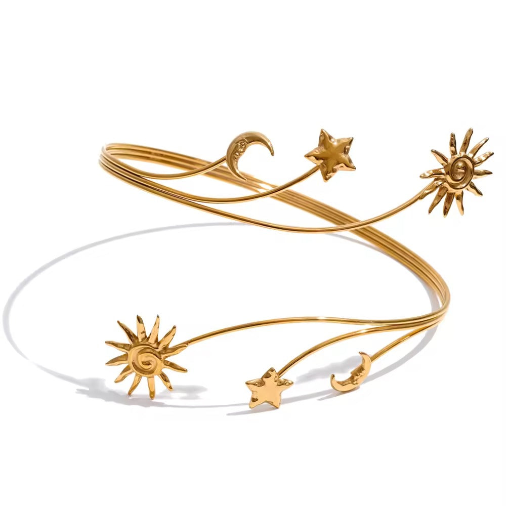 Solara Arm Band – gold bracelet