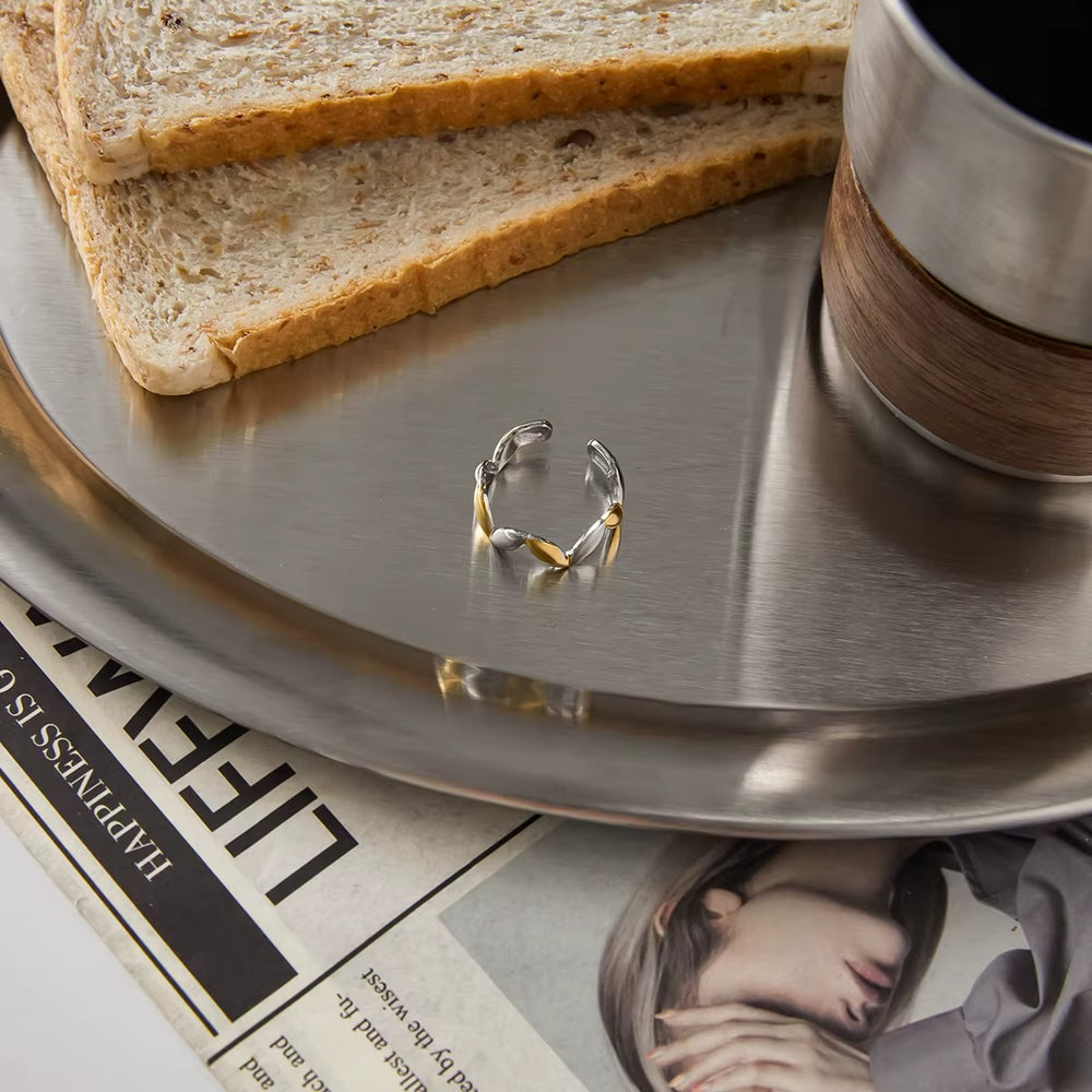 Gilded Ring – adjustable ring