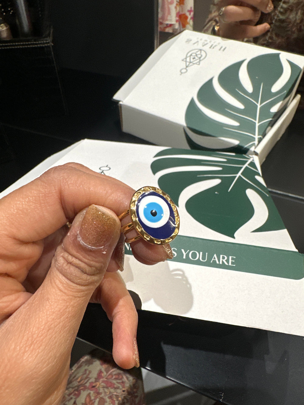 Evil Eye Statement Ring